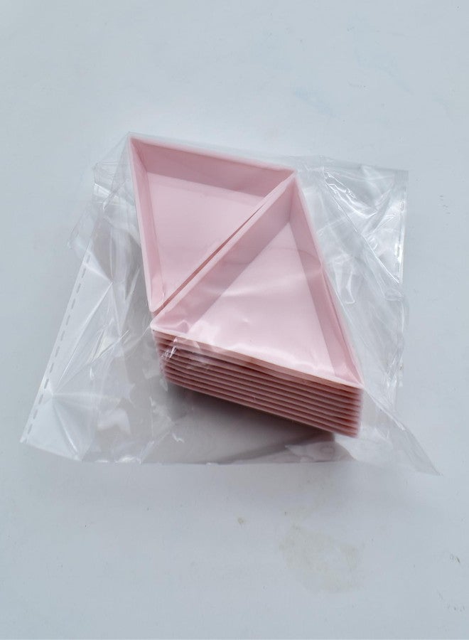 BCQLI 20pcs Triangle Bead Sorting Trays, Magical Tray for Rhinestones for Flipping Flatback Rhinestones (Pink) - Image 4