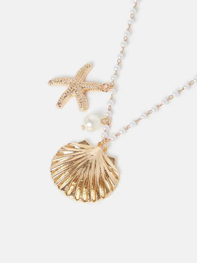 Styli Styli Shell Star Fish Necklace
