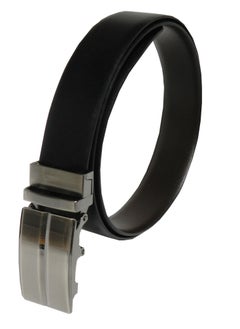 LAVERI LEATHER GENUINE LEATHER 35 MM FORMAL  BLACK AND BROWN BELT FOR MENS WITH AUTO LOCK BUCKLE  - Image 3