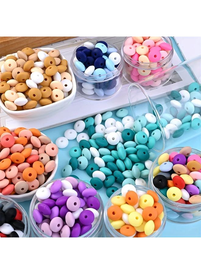 40pcs 6x12mm Purple Flat Silicone Beads For DIY Jewelry Bracelets Necklaces - Image 5