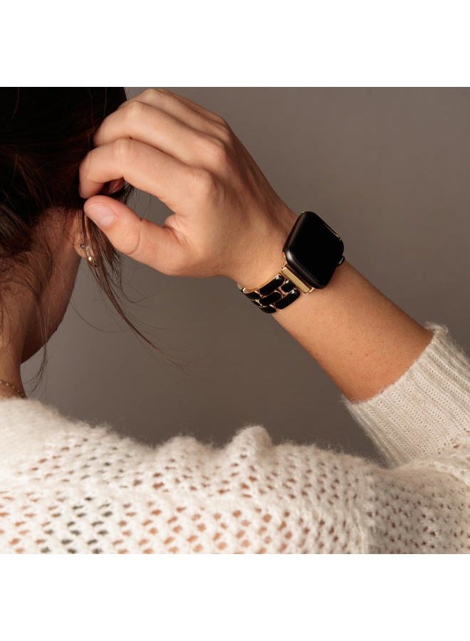 ANNE KLEIN سوار موضة لساعات آبل، آمن، قابل للتعديل، حزام بديل لساعات آبل، يناسب معظم المعاصم - Image 2