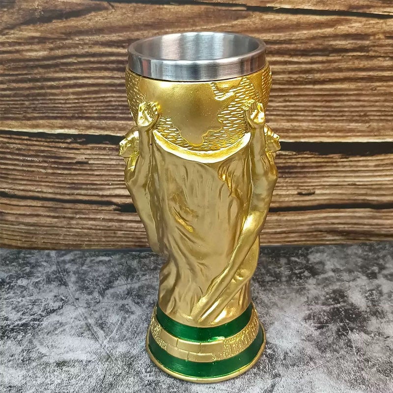 كوب بيرة على شكل كأس العالم 2026 – كأس منحوت من الراتنج الملون – هدية تذكارية لمشجعي كرة القدم وديكور منزلي – هدية رياضية فاخرة - Image 4