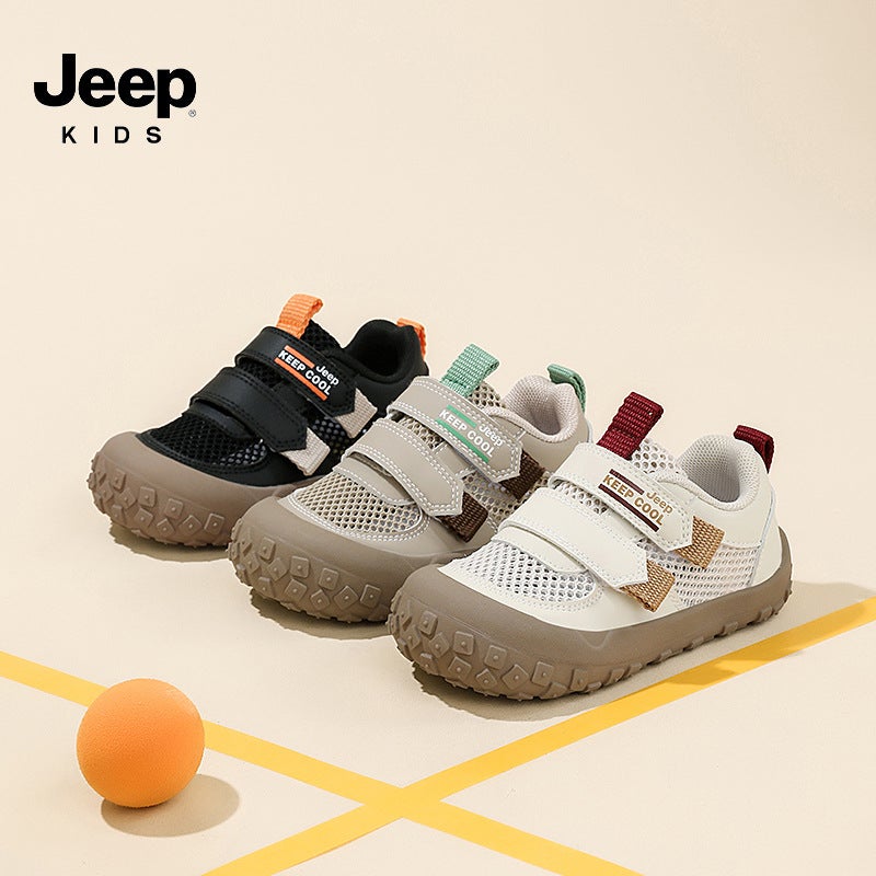 Jeep Jeep Boys' Shoes Summer Children'S Mesh Shoes Kindergarten Baby Shoes Soft Sole Lightweight Summer - Image 5