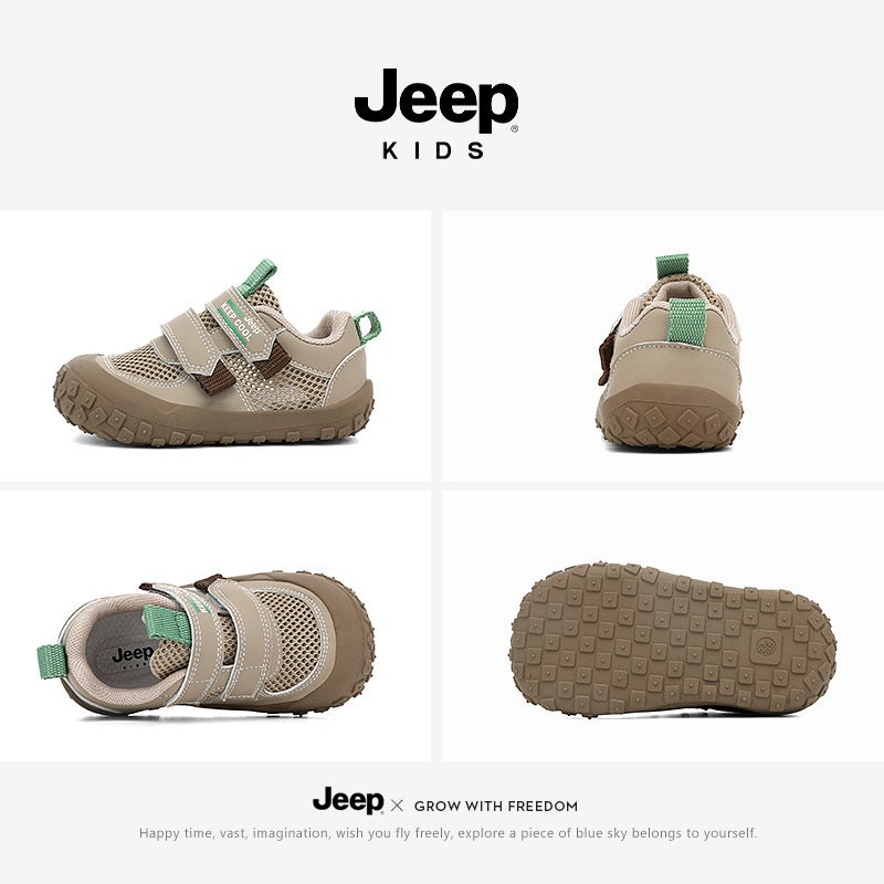 Jeep Jeep Boys' Shoes Summer Children'S Mesh Shoes Kindergarten Baby Shoes Soft Sole Lightweight Summer - Image 4