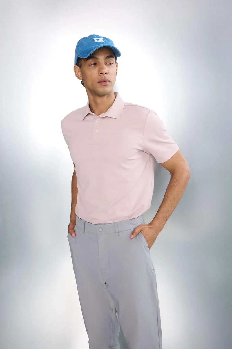 Defacto  Standard Fit Sports Short Sleeve Polo T-Shirt for Men | Best Price UAE