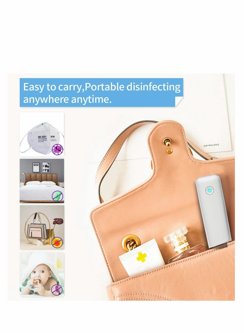 Captaintech Handheld Portable UV Light Sanitizer for Home Travel Office and Car, Ideal for Pet Areas and Wardrobes, Single Pack  - Image 3
