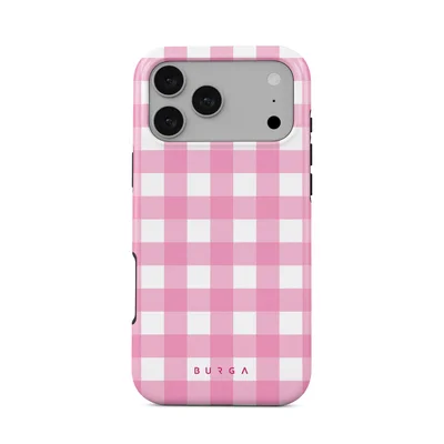 BURGA Burga iPhone 17 Pro Max Think Pink Premium Case Compatible with Hybrid Dual-Layer Hard Shell + Silicone Protection - Scratch-Resistant Shockproof Mobile Cover