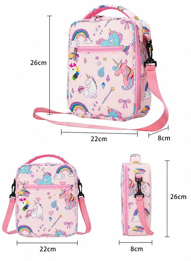 Super ZYouth Lunch Bags for Kids, Insulated Tote with Adjustable Shoulder Strap, Leakproof Thermal Lunch Box Bag for School, Picnic, Kindergarten, Travel - Image 2