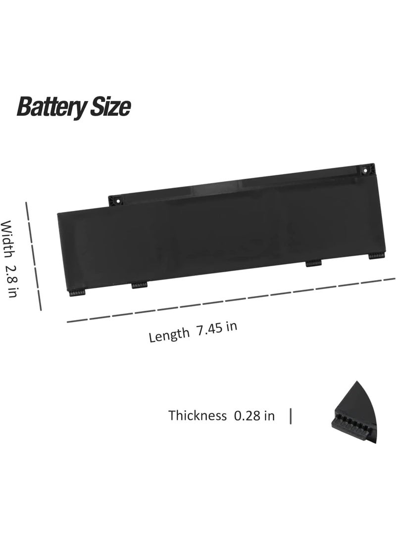 Terabyte Replace New Battery for Dell G3 15, G5 15, Inspiron 5490 – 11.4V 51Wh/4255mAh/3 Cells. Compatible with part numbers 266J9, 15PR-1545W, 1548BR, M4, GWP, C9VNH, PN1VN, and 415CG. - Image 3