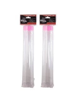 Monster Protectors Playmat Tube Prismshaped Play Mat Tube (Pink) Won Roll Easy In And Out Design (2 Pack)  - Image 4