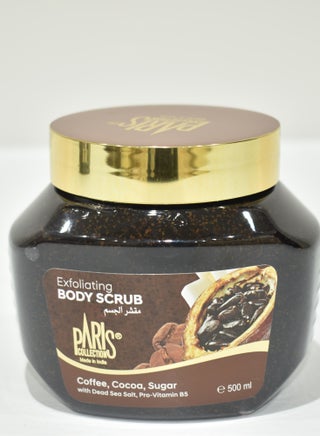 Paris Collection Coffee Cocoa Sugar Scrub 500ml - pzsku/ZC076553AE428473C2E8CZ/45/_/1659717144/e64615a9-a9a8-4c9d-9f94-2d37ebdcdc25