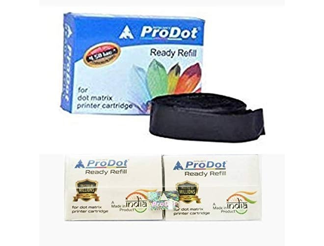 Ribbon for DOT Matrix Printer EX 105 Size (W X L) 12.7MM X 15M Pack of 8