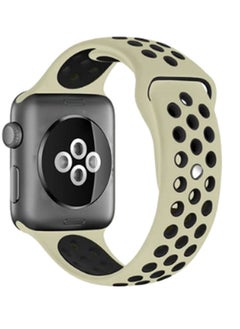 Silicone Sport Band For Apple Watch Rice White