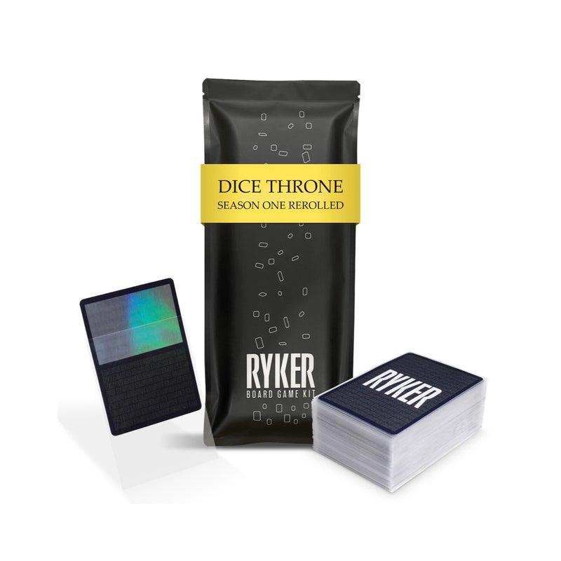 Ryker Compatible with Dice Throne Season One ReRolled Card Sleeve Kit Board Game Card Sleeves Clear - Image 2