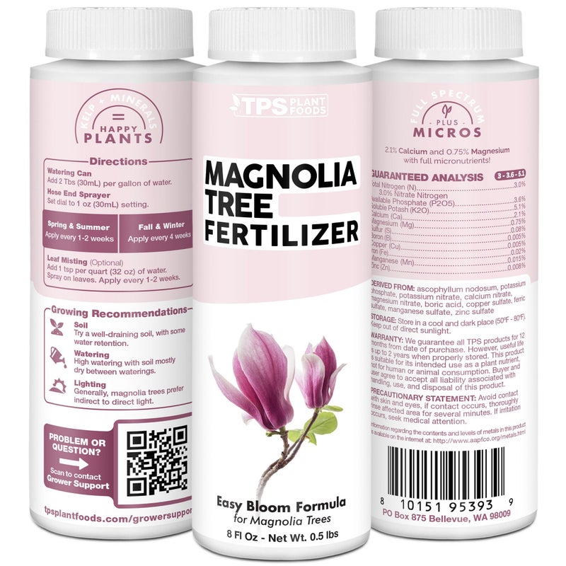 TPS NUTRIENTS Magnolia Tree Fertilizer â€“ Liquid Magnolia Tree Plant Food for Beautiful Blooms & Healthy Growth, 32 oz - Image 5