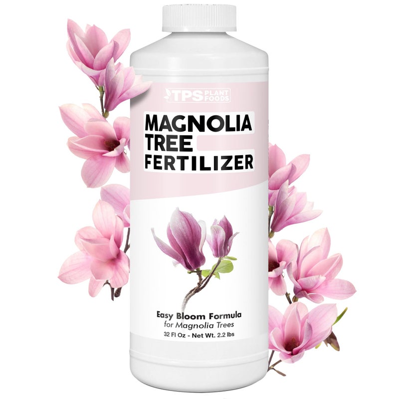 TPS NUTRIENTS Magnolia Tree Fertilizer â€“ Liquid Magnolia Tree Plant Food for Beautiful Blooms & Healthy Growth, 32 oz - Image 1