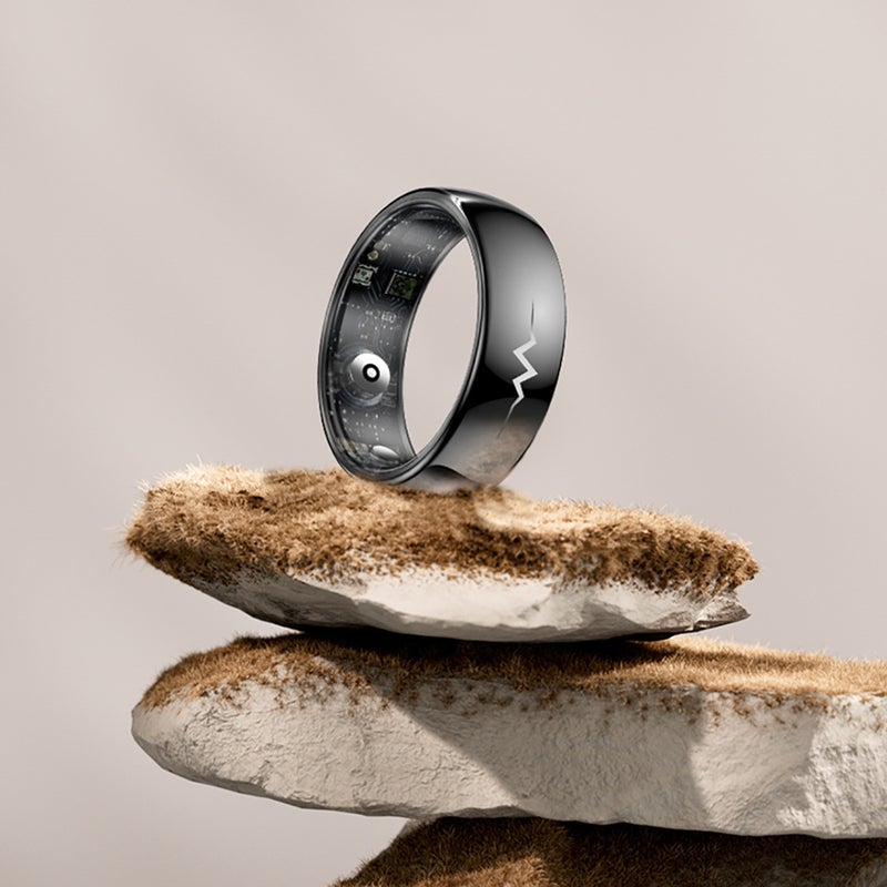 New Q520 Smart Ring Ecg Heart Rate True Blood Oxygen Thermometer Step Waterproof Men'S Ring - Image 5