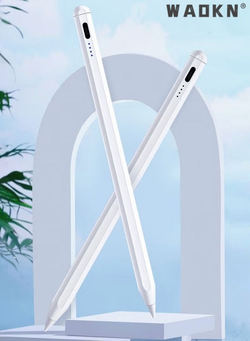 WAOKN Stylus pen for iPad with palm rejection function, active pencil compatible (2018-2022) Apple iPad Pro,iPad 10/9/8/7/6th generation, iPad Air 5/4/3 Generation, iPad Mini 6/fifth generation - Image 2