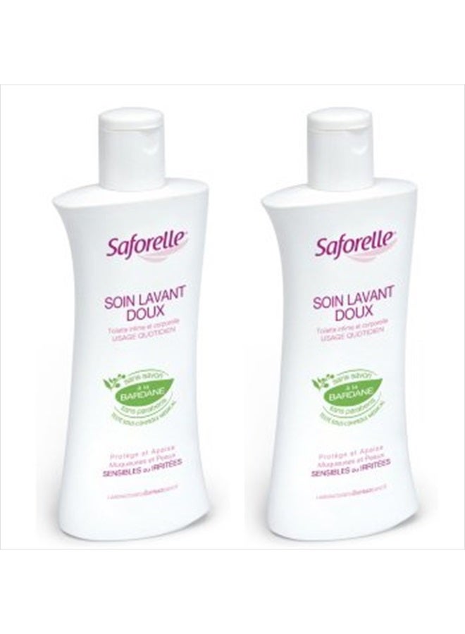 SAFORELLE Soin lavant Doux Trousse de 2 (2 x 100 ml) Y