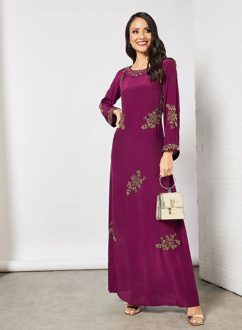 NIRRAAMYAA Embellished /Hand Embrodery Kaftan