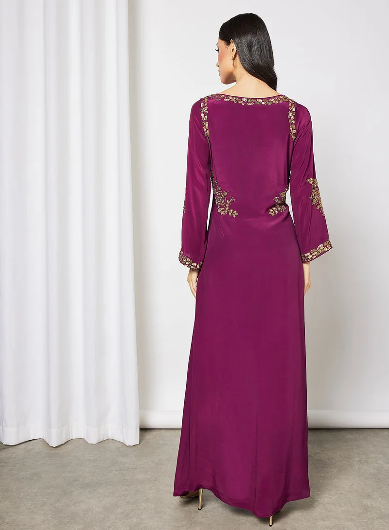 NIRRAAMYAA Embellished /Hand Embrodery Kaftan