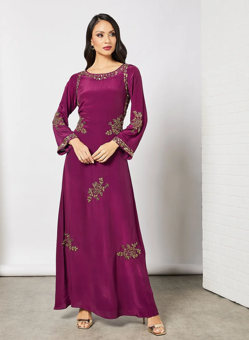 NIRRAAMYAA Embellished /Hand Embrodery Kaftan