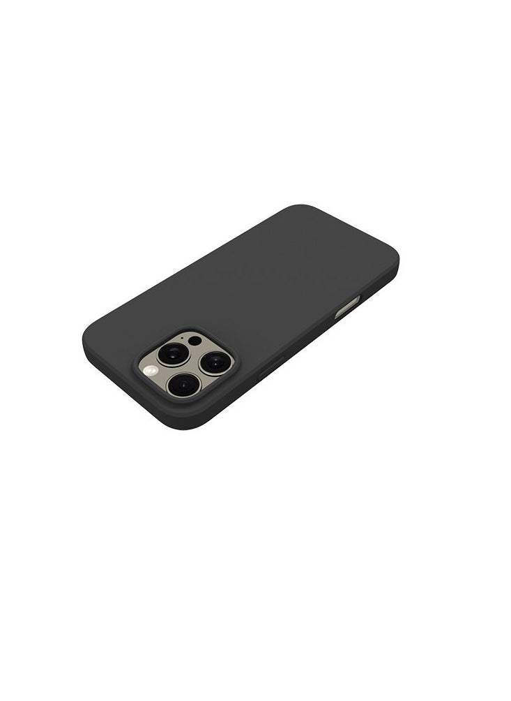 URBBKING Case Cover With Soft Liquid Silicone Protection Anti-Scratch For iPhone 16 Pro Max Black  - Image 2