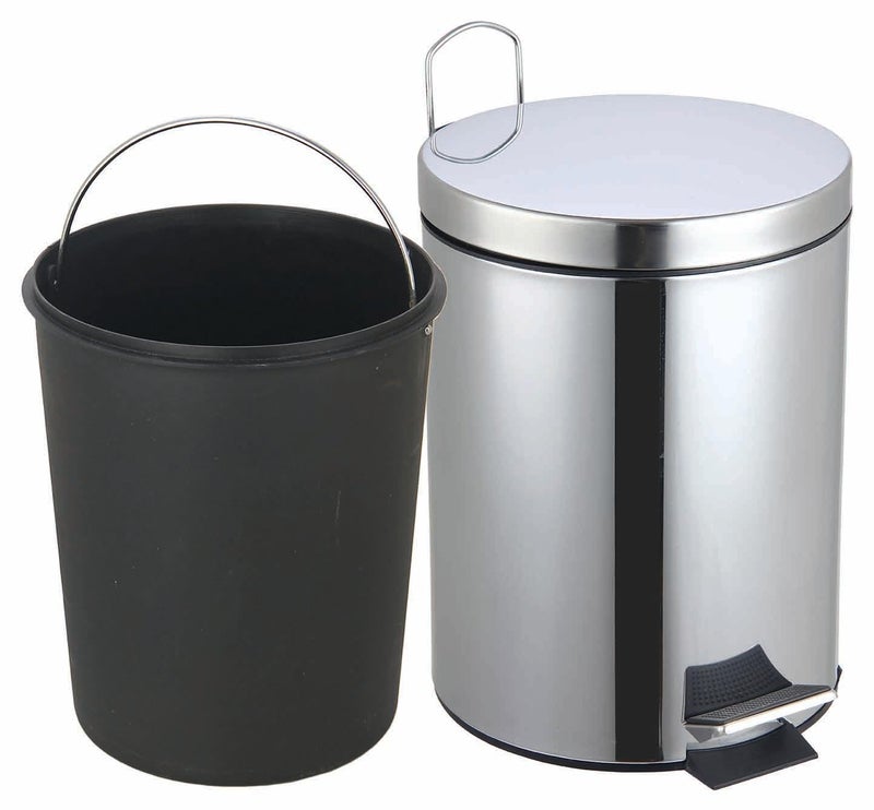 Feelings Stainless Steel Round Step Dustbin 30L - Image 3