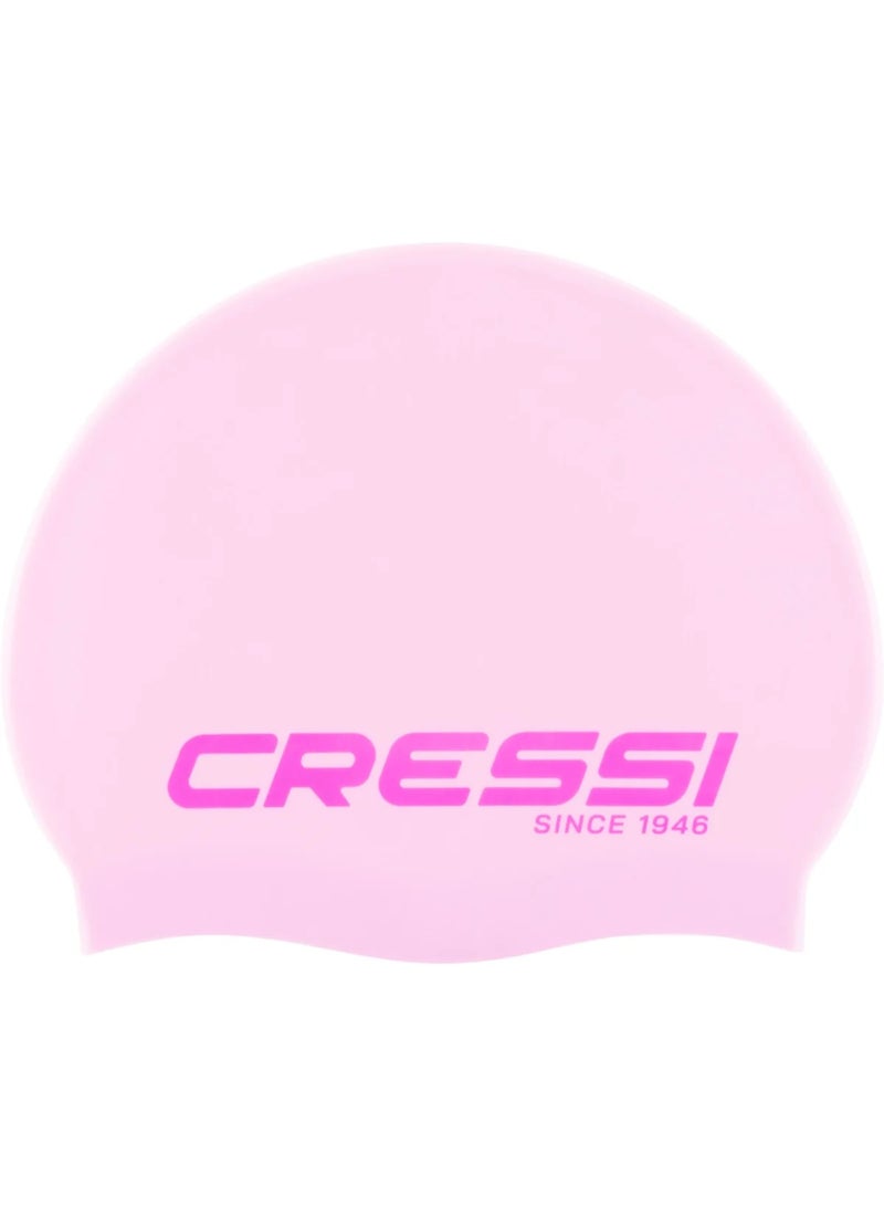 Cressi Ricky JR Swim Cap Pink - Image 1
