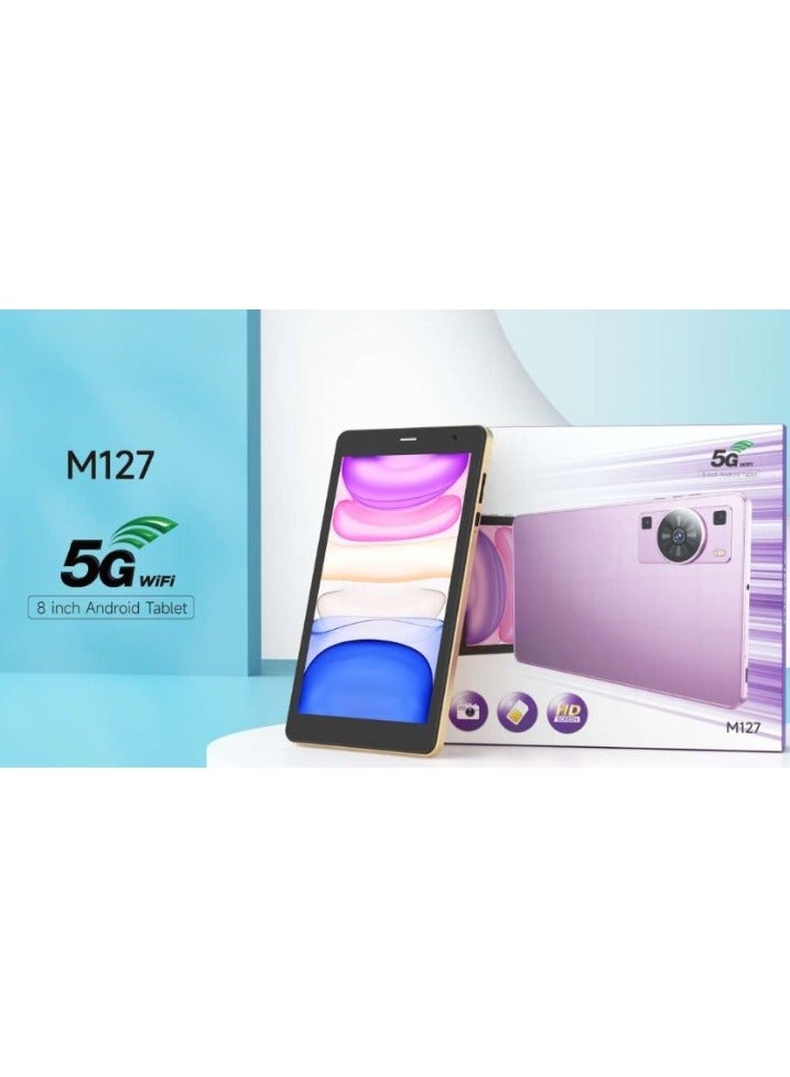 REBENUO Modio M127 tablet, 8-inch screen, supports 5G Wi-Fi connection, provides a SIM card slot, 8GB of RAM and 256GB of storage space, with a 4000mAh battery (pink) - Image 3