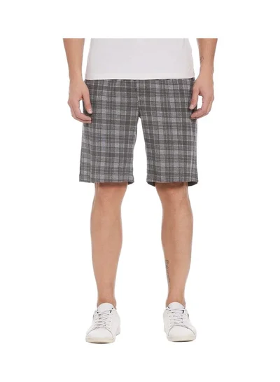 JOCKEY Jockey IM02 Men Tencel Micro Modal Cotton Elastane Stretch Regular Fit Checkered Sleep Shorts with Side Pockets