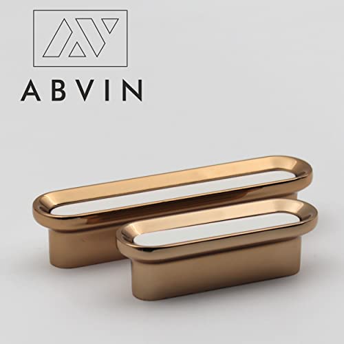 ABVIN White Golden Drawer Knobs Unique Cabinet Beautiful Decorative Dresser Drawer Knobs and Pulls ABVIN009-1 Pcs (Small) - Image 2