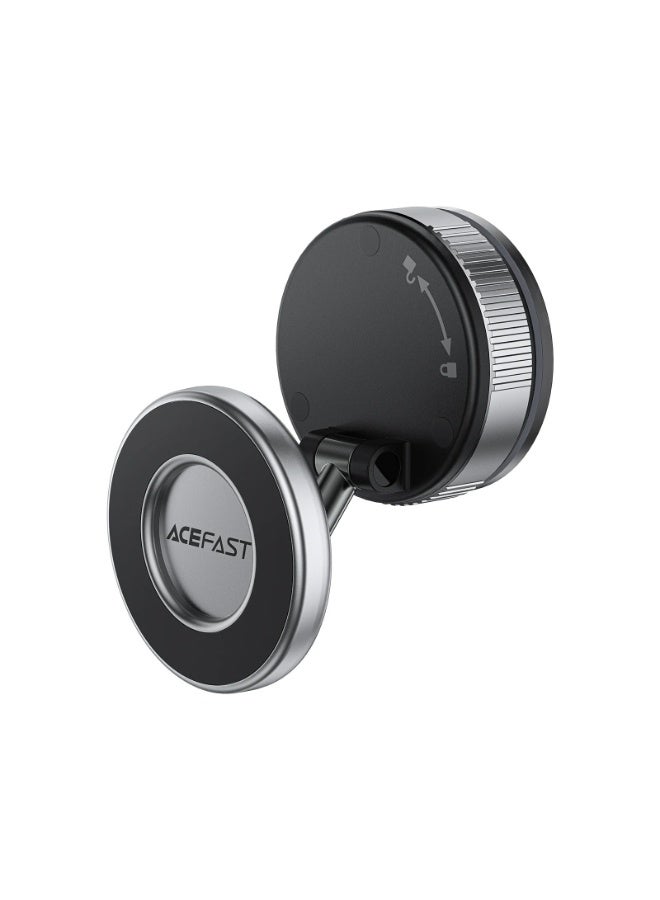 ACEFAST Manual Vacuum Suction Cup Magnetic Car Phone Holder For Iphone Samsung Hands-Free 360°Rotation Adjustable Phone Stand included magnet pad for non-magnetic phones. - Image 4