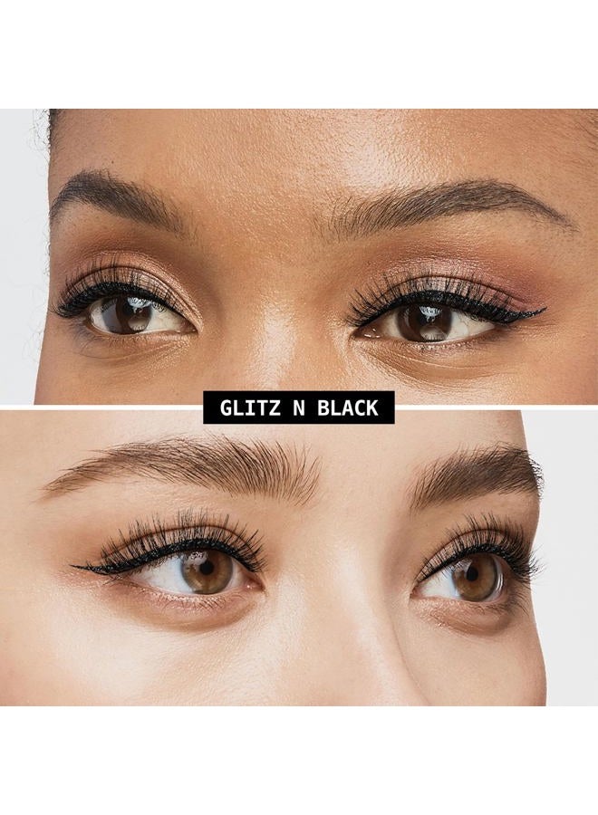Ruby Kisses Eye Bling Glitter Eyeliner, Glitz N' Black - Image 5