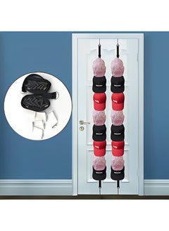 HALAMODO 8-Hook Over Door Hanger, Bag Clothes Hat Umbrella Organizer Holder Rack  - Image 3