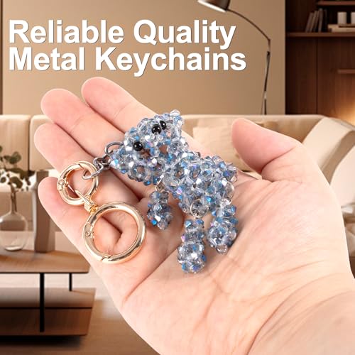 Winsyison 2pcs Double Opening Keychain Clip, Round Spring Snap Hooks for Lanyards DIY Crafts Making, Zinc Alloy Swivel Keychain Clasp for Camping Hiking Travelling- Gold - Image 4