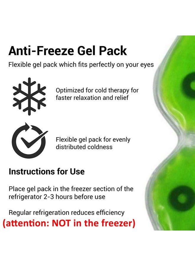 INEVER Aloe Vera Cooling Gel Sleeping Eye Mask for Eye Patches Remove Dark Circles Fatigue Cool Eyes Patch Pads Eye Care (pack of 1) - Image 5