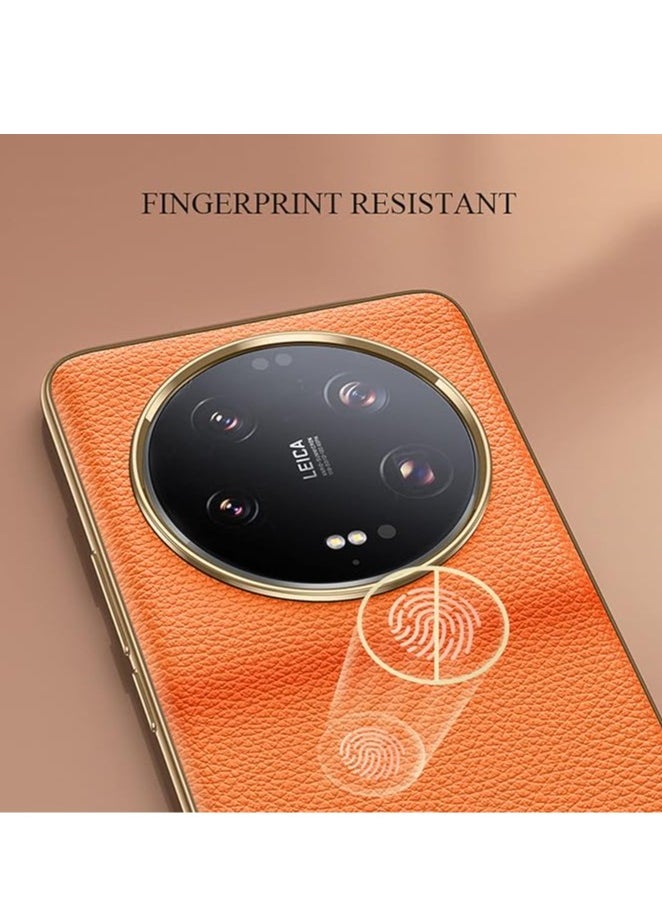 جنرال لاسعة جلدية لـ Xiaomi Mi 13 Ultra مع حماية فاخرة مطلية للكاميرا، وبناء من السيليكون الناعم TPU المقاوم للخدوش والصدمات. تتوافق هذه الحافظة مع حالة Xiaomi Mi 13 Ultra.  - Image 4