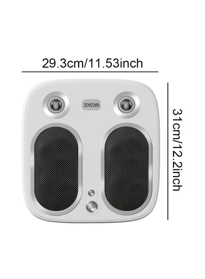 BlueFire Foot Massager Machine with Heat, Kneading & Vibration | Rechargeable Electric Foot and Leg Massager with 6mm Deep Massage Heads, Adjustable Intensity, Low-Noise Compact Design for Home, Office & Relaxation - Image 4