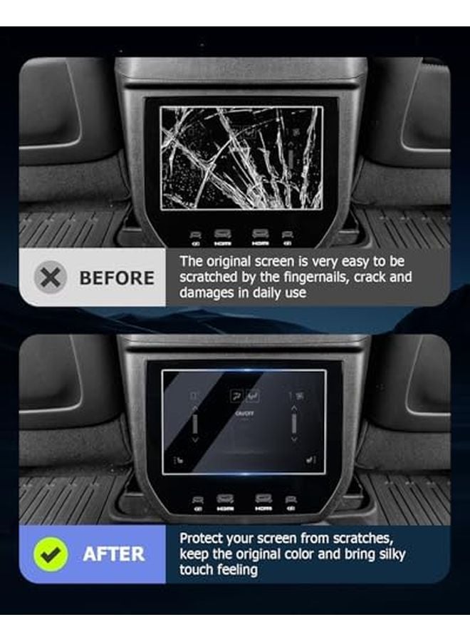 2025 2026 GMC Yukon 8 Inch Nano Screen Protector 2PCS For Rear Climate Control - Image 4