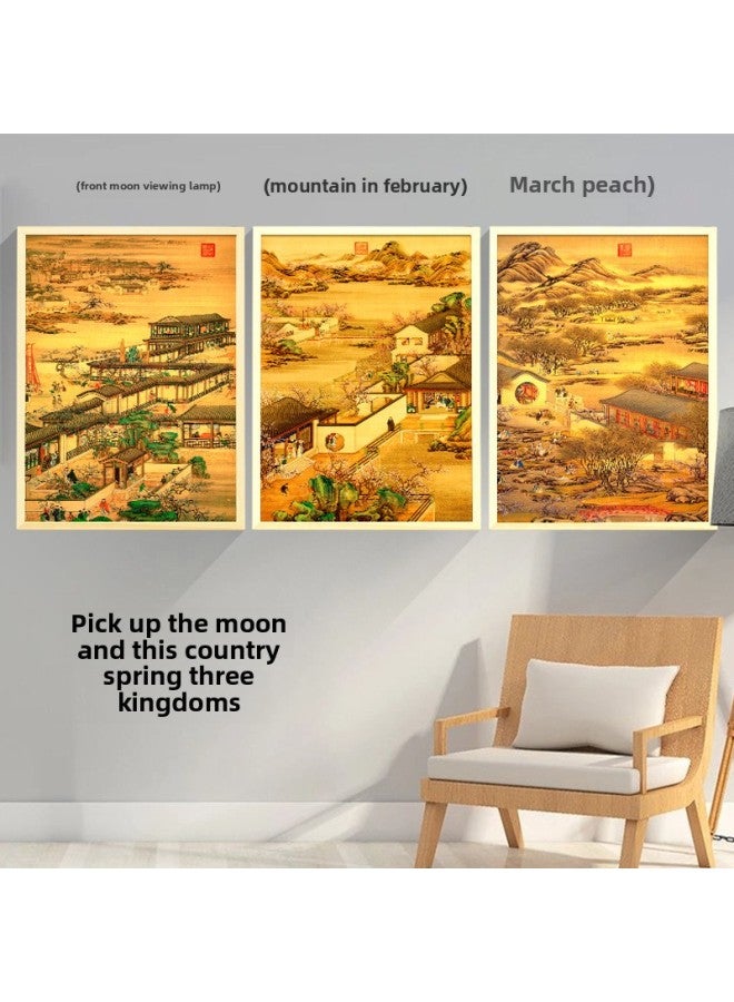 1000 قطعة من أحجية الصور المقطوعة للكبار اللوحات الكلاسيكية الصينية تشينغ يوان في شهر ديسمبر من هذا العام، اطلب الشكل لتخفيف الضغط، أحجية الصور المقطوعة للبيع المباشر - اللون: 49444 - مخطط الطلب في يناير ديسمبر - عرض فانوس يناير القمري - Image 2