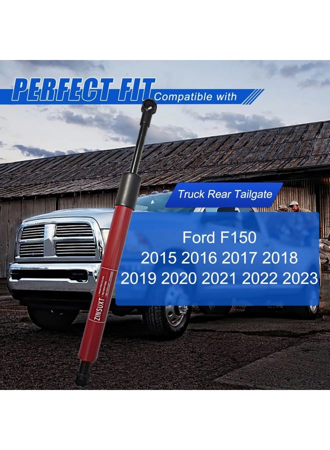 ZINSUXT مساعد باب الصندوق لسيارة فورد F150 2015-2023، مساعد رفع باب الصندوق لشاحنة البيك أب، ممتص صدمات باب الصندوق يناسب فورد F-150 2015 2016 2017 2018 2019 2020 2021 2022 2023 (أحمر) - Image 2