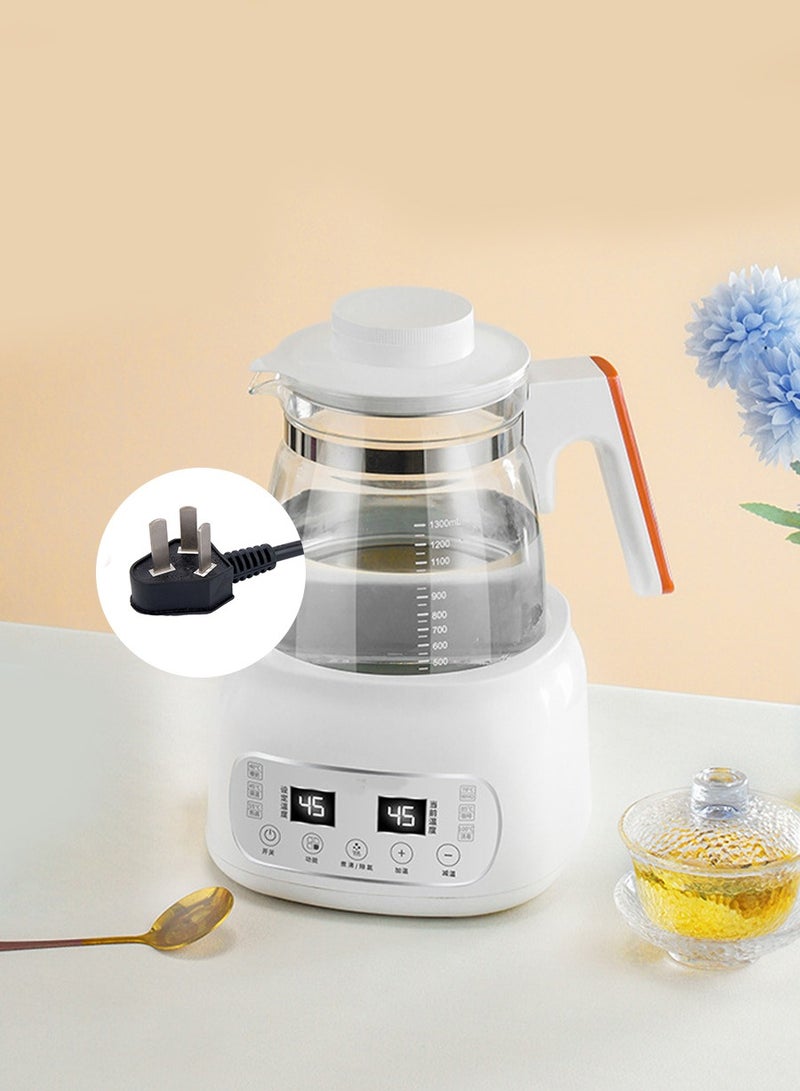 BEIRUI 1300ML Smart Milk Thermostat Glass Electric Kettle with 6 Temperature Control Presets Electric Tea Kettle for Office, Home Use - Image 1
