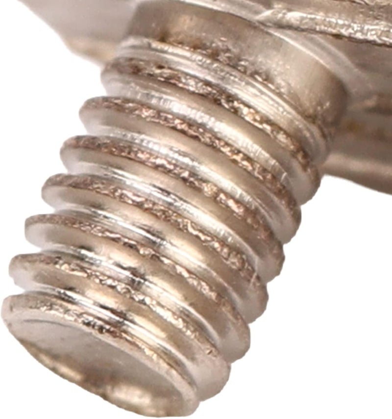 200 Sets Metal Chicago Binding Screws, Brass Electroplated Book Binding Screws, Round Flat Head Stud Screw with Arc Surface, Leather Rivet Kit for DIY Crafting and Repair Projects (Silver) - Image 2
