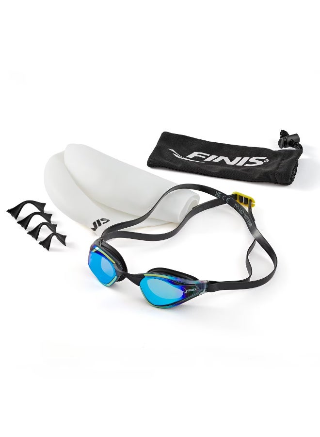 فينيز نظارة السباقات Mach 1 – لون بلو كوبالت (Blue Cobalt) - معتمدة من FINA – الاتحاد العالمي للسباحة World Aquatics - Image 2