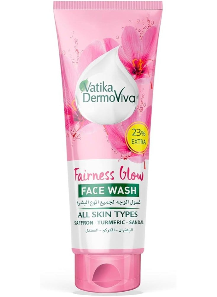 VATIKA Vatika Dermoviva Fairness Glow Face Wash  All Skin Types 185 Ml  - Image 1