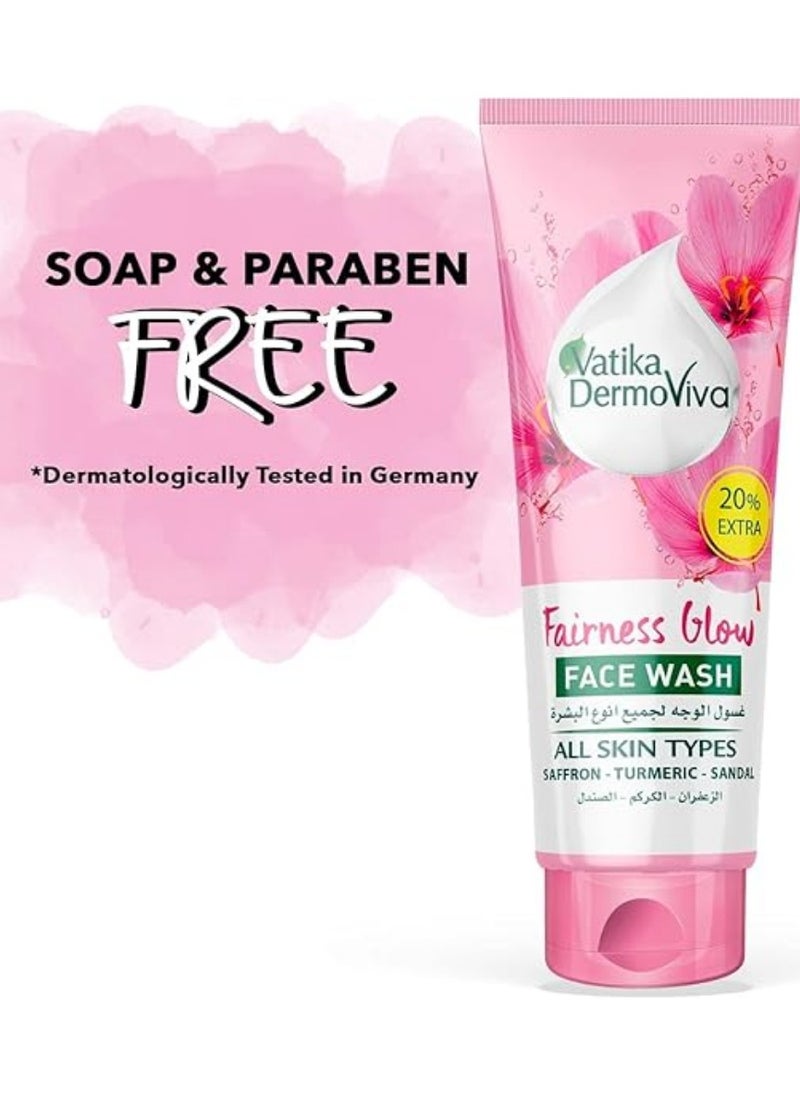VATIKA Vatika Dermoviva Fairness Glow Face Wash  All Skin Types 185 Ml  - Image 5