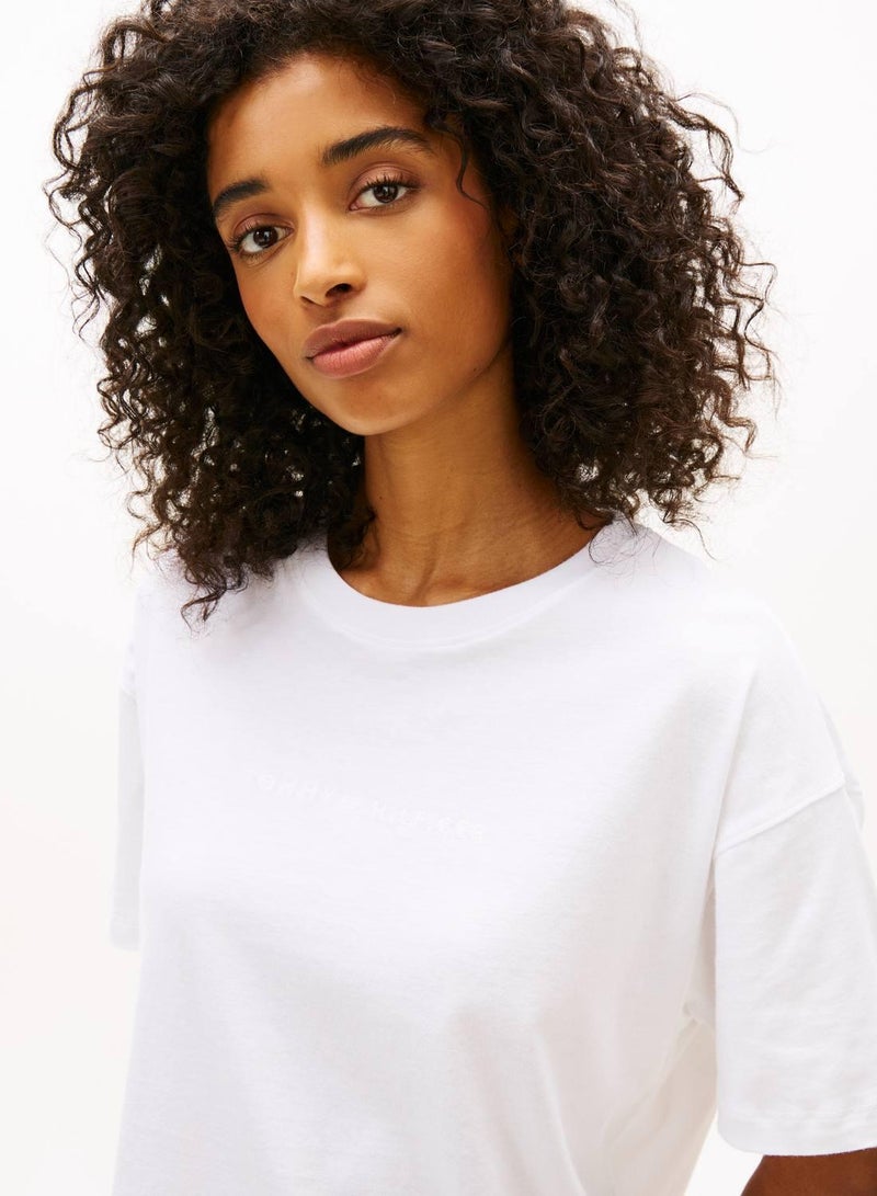 TOMMY HILFIGER Loungewear Logo T-Shirt - Image 4