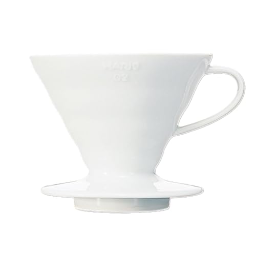 Hario V60 Ceramic Coffee Dripper Size 01 White