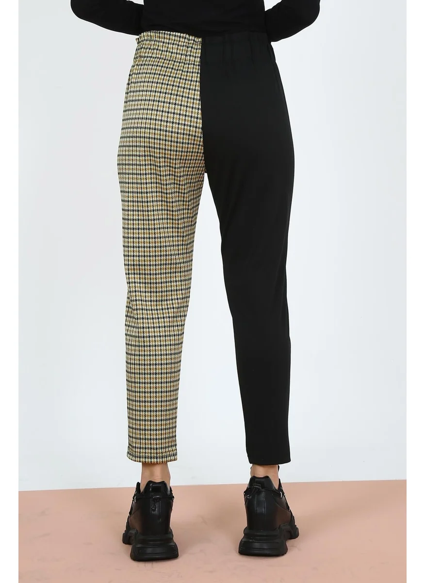 Alexander Gardi Two-Tone Elastic Waist Trousers (B21-12800)